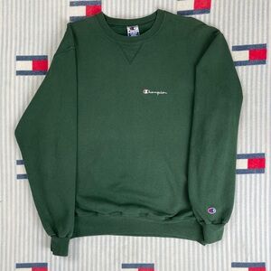 Vintage Champion Embroidered Script Logo crewneck Sweatshirt